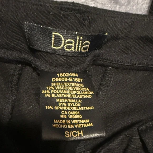 Dalia Black Straight-Leg Dress Pants - Picture 2 of 7